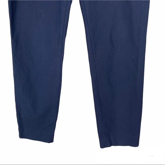 Theory Navy Pull On Slim Fit Slacks - Picture 5 of 7